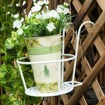 Magnifique décoration de plantes suspendues d'extérieur