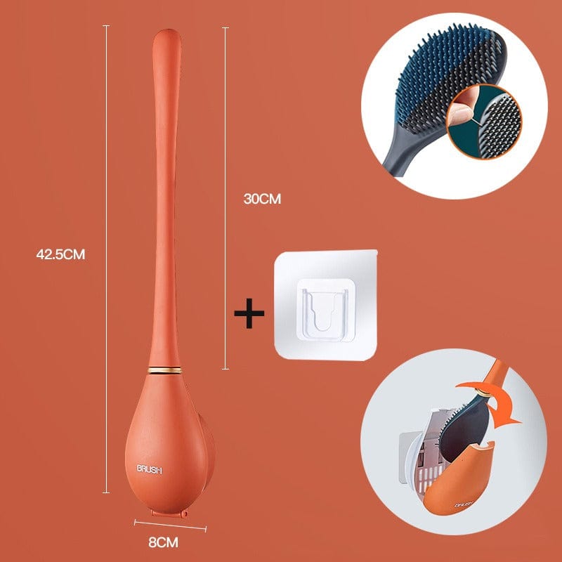 Soft Grip Silicone Toilet Brush