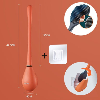 Soft Grip Silicone Toilet Brush
