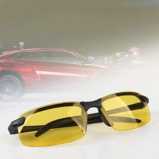 Anti Glare Night Vision Glasses with Yellow Lenses - Halri