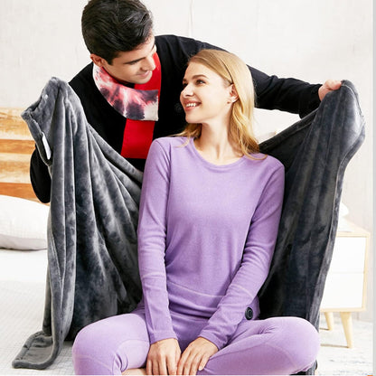 Cozy Rechargeable Heated Wrap Blanket