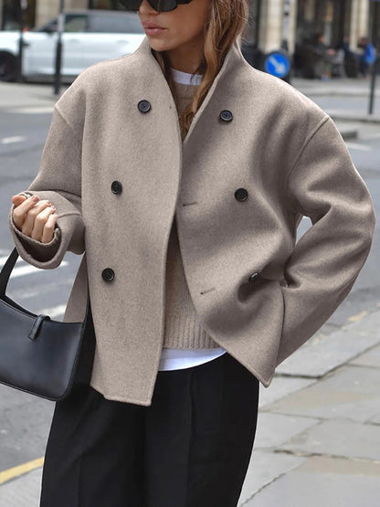 Relaxed Fit Women's Button Front Jacket - Halri