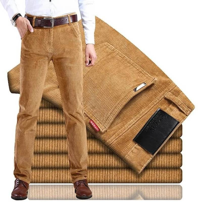 Classic Straight Fit Cotton Pants - Halri
