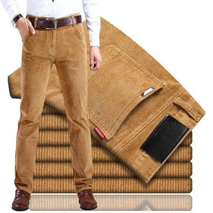 Classic Straight Fit Cotton Pants - Halri