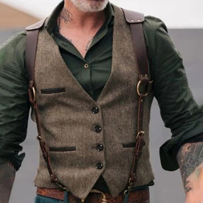 Men's Sleeveless Jacket - Halri