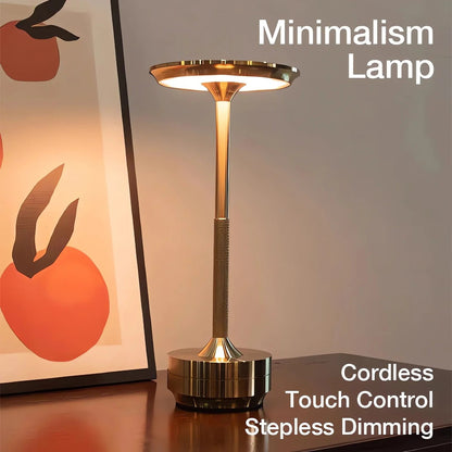 Wireless Desk Lamp with Sensor and Sleek Scandinavian Style