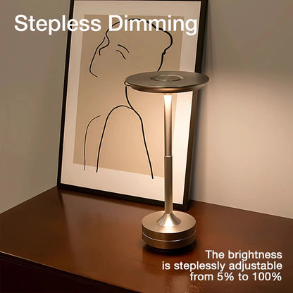 Wireless Desk Lamp with Sensor and Sleek Scandinavian Style