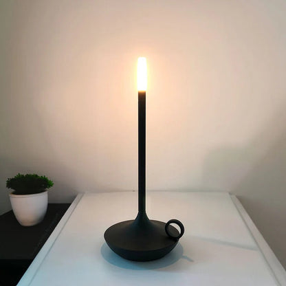 Retro Metal Battery Operated Candle Lamp