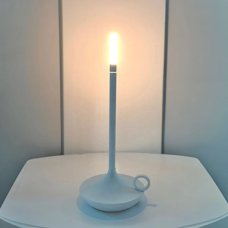 Retro Metal Battery Operated Candle Lamp