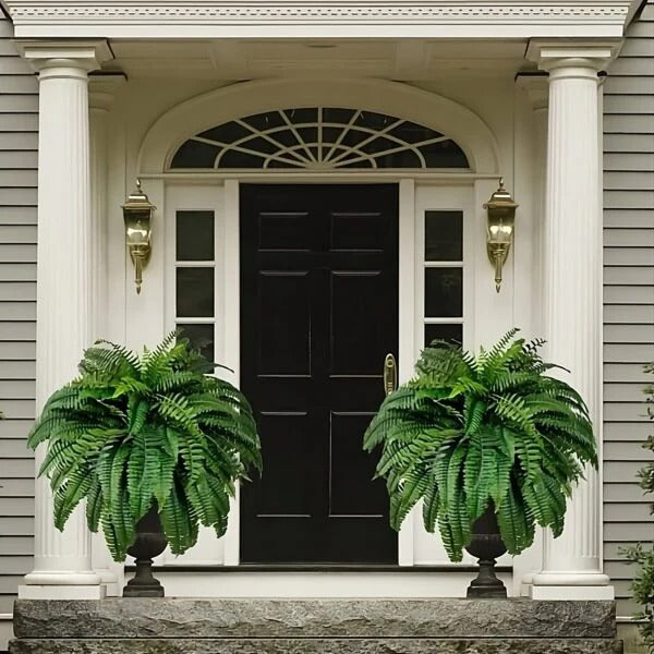 Realistic UV Protected Boston Fern Plant - Halri