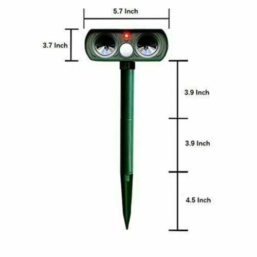 Outdoor Solar Powered Pest Repeller for Garden Defense