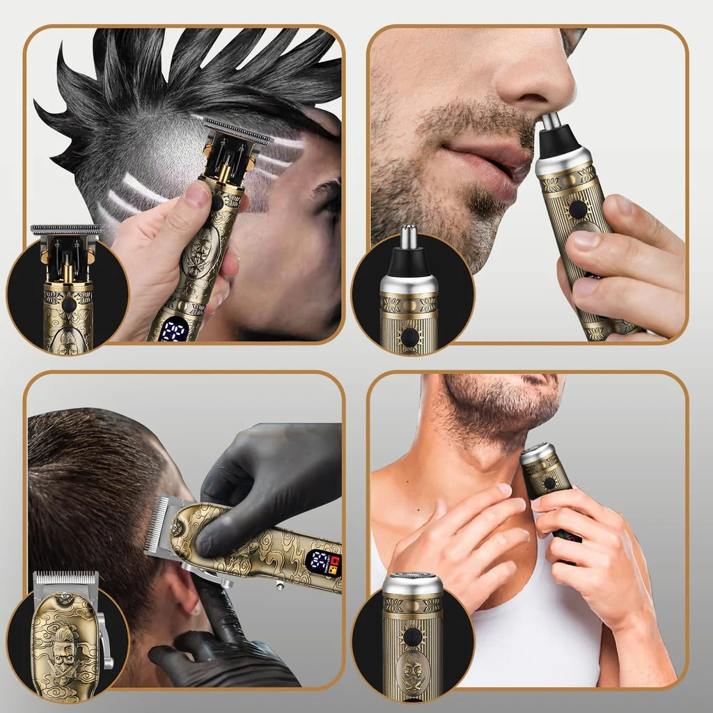 Professional 4-in-1 Grooming Tool Set