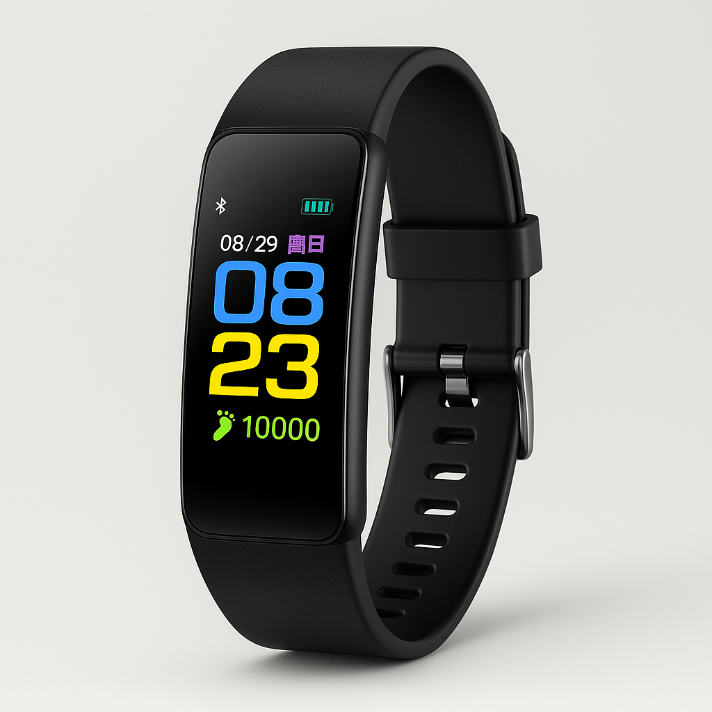 Montre connectée de fitness pour seniors facile à utiliser avec moniteur de santé