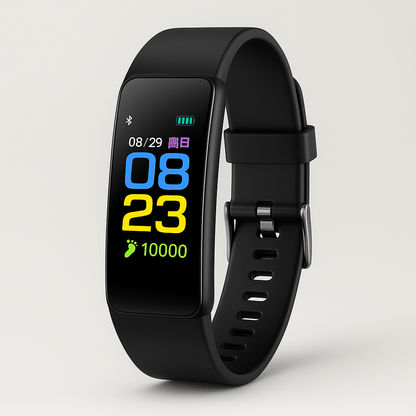 Montre connectée de fitness pour seniors facile à utiliser avec moniteur de santé