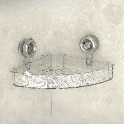 Étagère d'angle adhésive pour douche, panier de rangement pour salle de bain