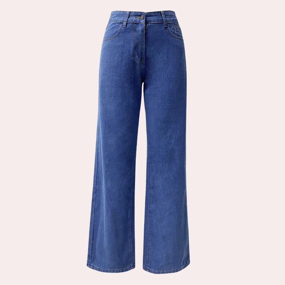 Relaxed Fit Women's Straight Jeans
