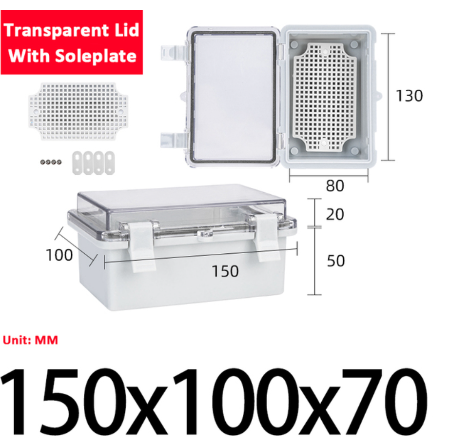 Boîtier de prise électrique extérieure étanche