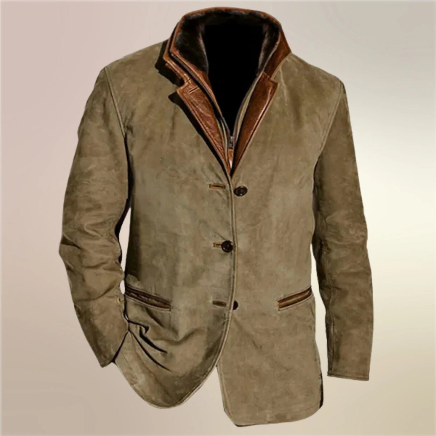 Classic Mens Leather Jacket - Befez
