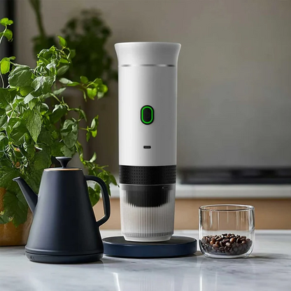 Compact 3-in-1 Coffee Machine with Grinder & Frother