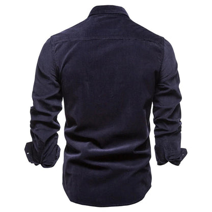 Rugged Textured Button Down Shirt