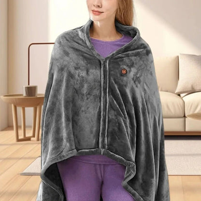 Cozy Plug In Heated Throw Blanket