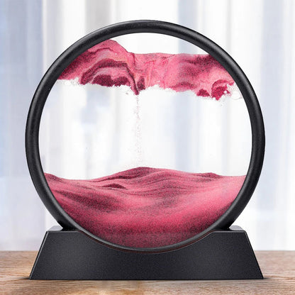 Décoration artistique en sable cinétique coloré
