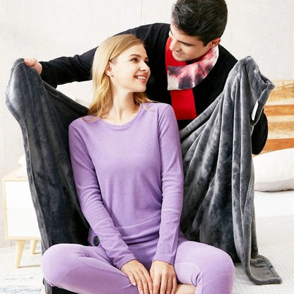Cozy Plug In Heated Throw Blanket