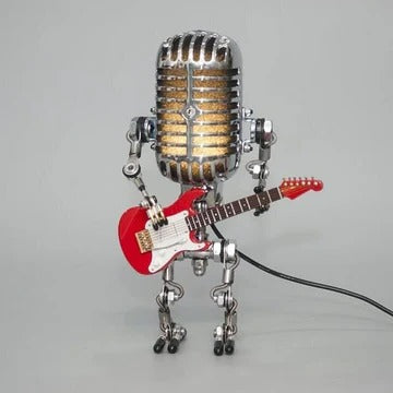 Retro Music Theme Metal Desk Lamp