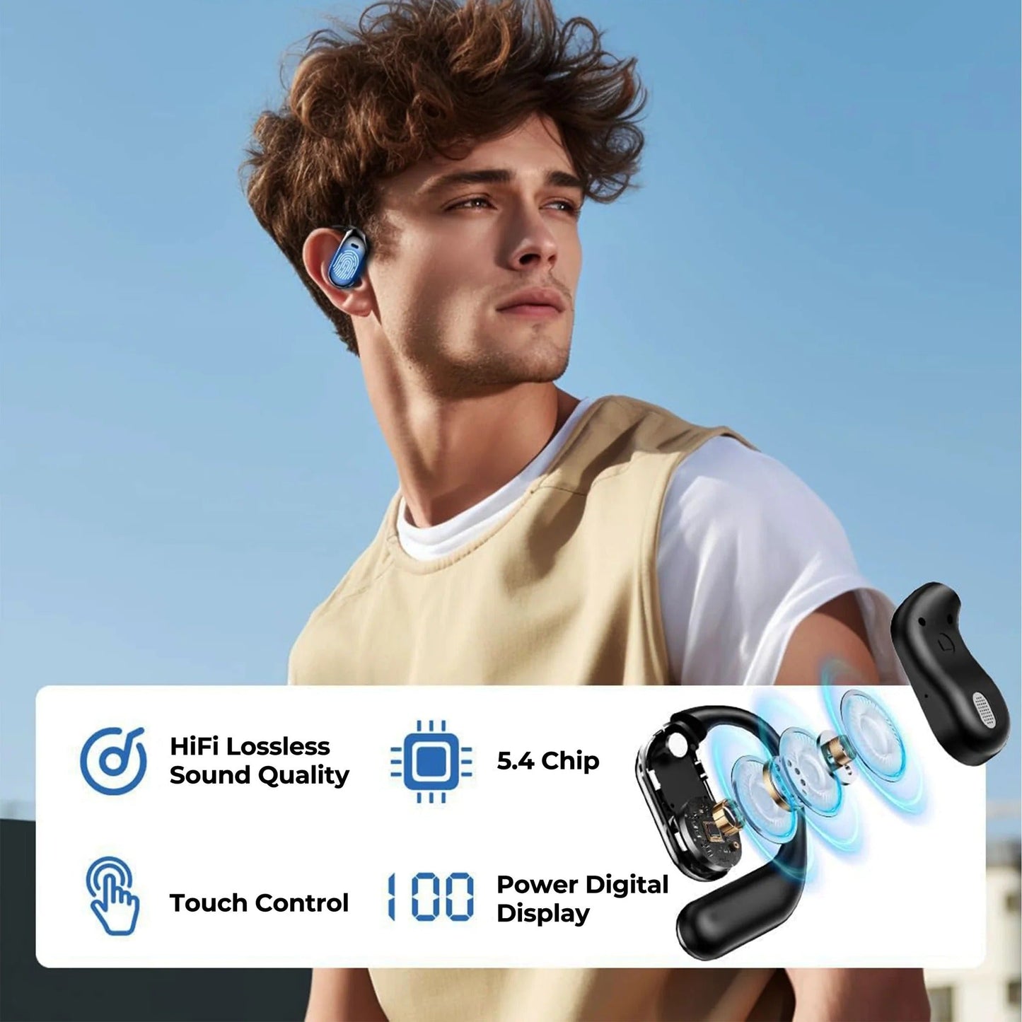 Wireless Language Translator Earbuds