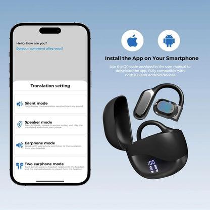 Wireless Language Translator Earbuds