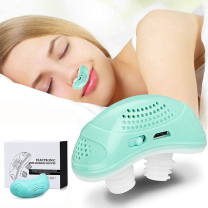 Quiet Sleep Apnea Relief Nighttime Breathing Aid Device - Halri