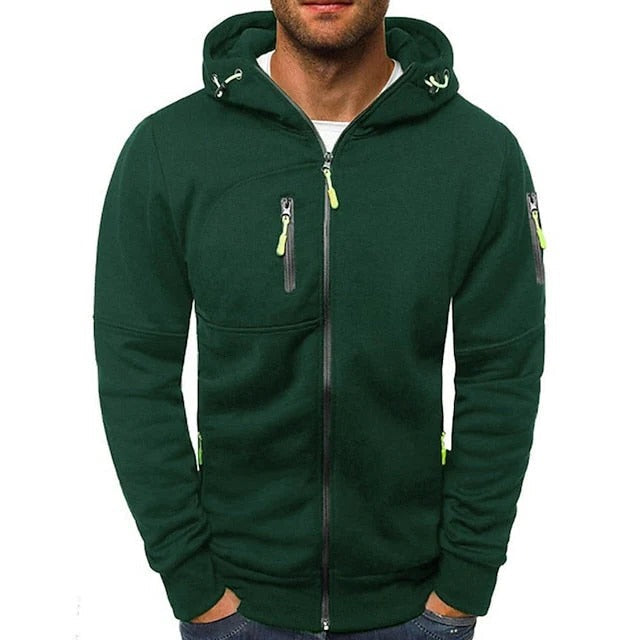 Premium Mens Fleece Hooded Sweatshirt