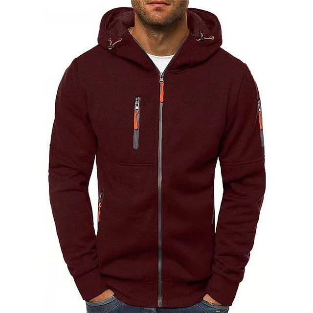 Premium Mens Fleece Hooded Sweatshirt