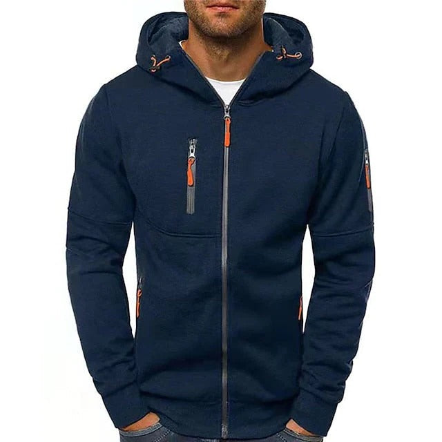 Premium Mens Fleece Hooded Sweatshirt