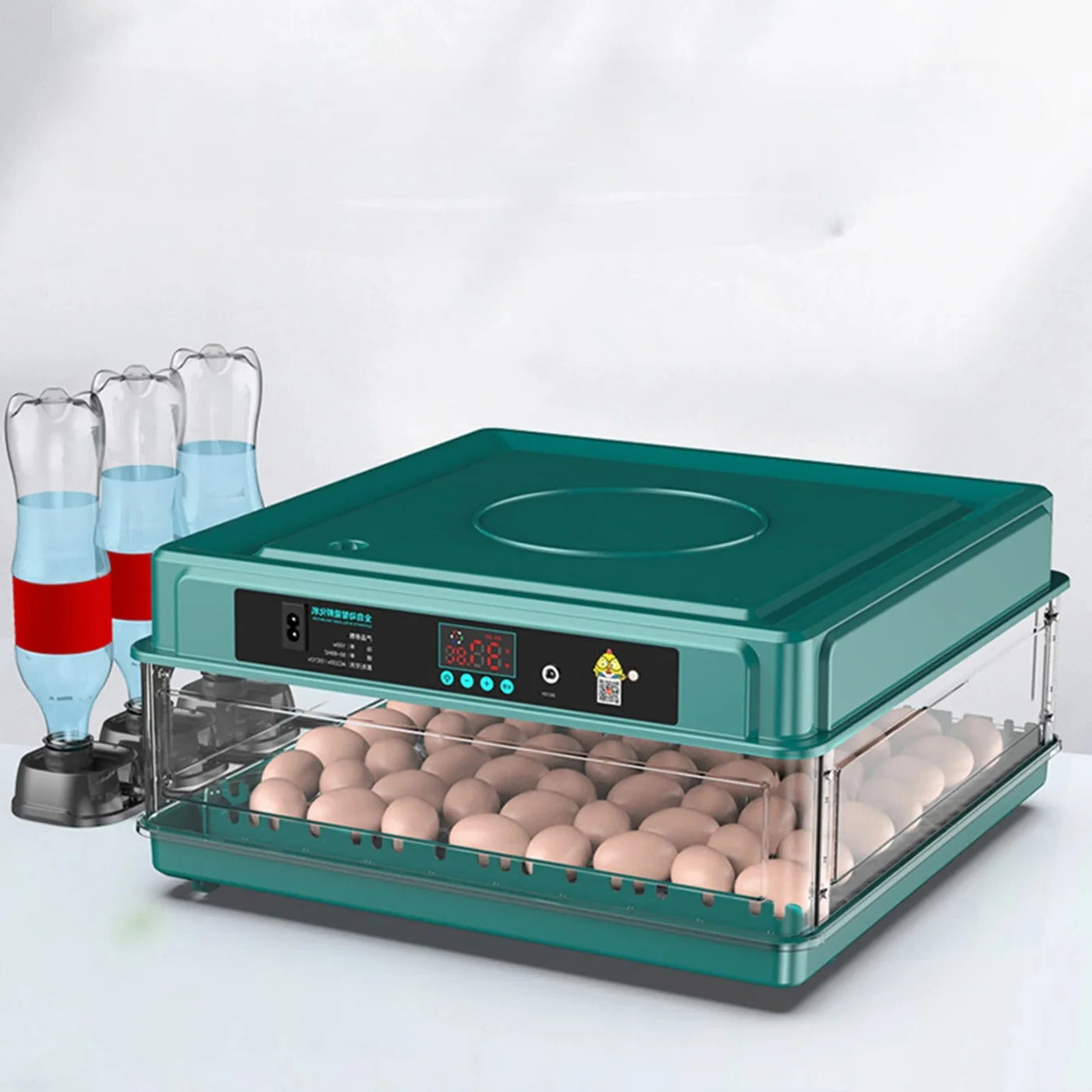 Automatic Egg Hatcher with LED Light & Turner - Halri