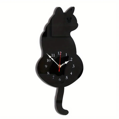 Horloge murale chaton mignon 