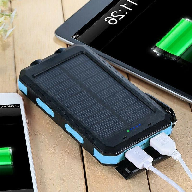 High Capacity Solar Portable Power Bank Waterproof Charger