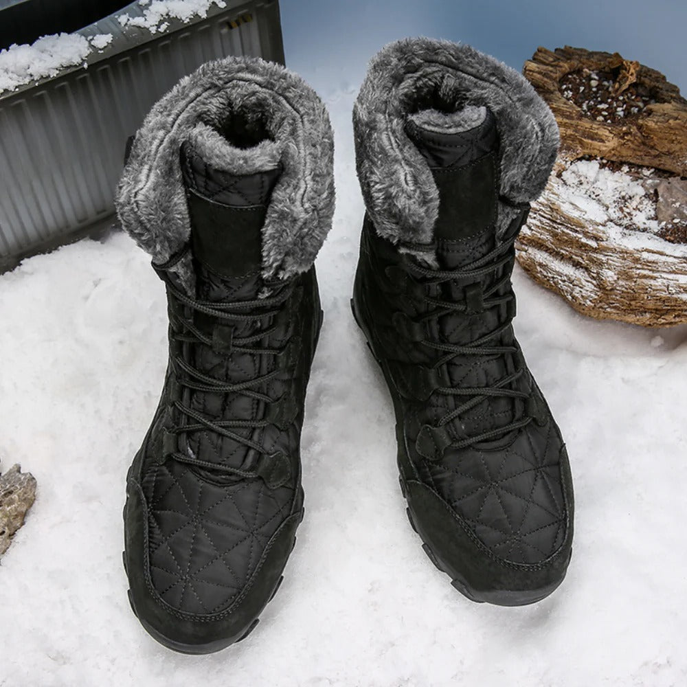 Insulated Men's Snow Boots, Warm and Cozy - Befez