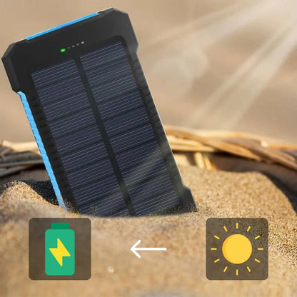 High Capacity Solar Portable Power Bank Waterproof Charger