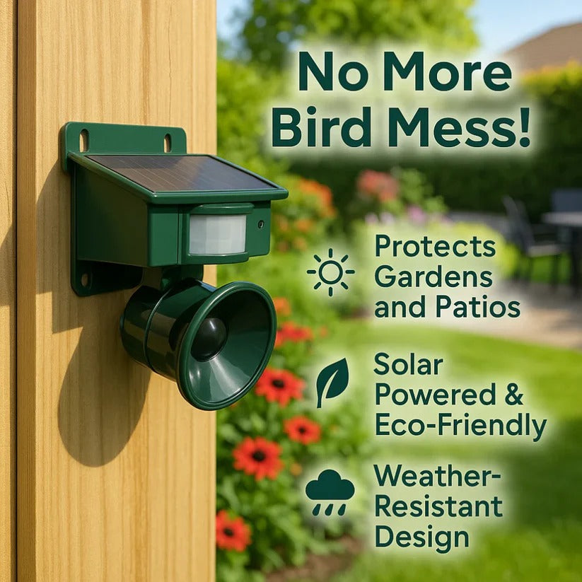 Automatic Bird Repellent Device with Loud Sound