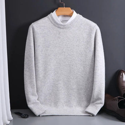 Premium Soft Men's Cashmere Pullover Sweater