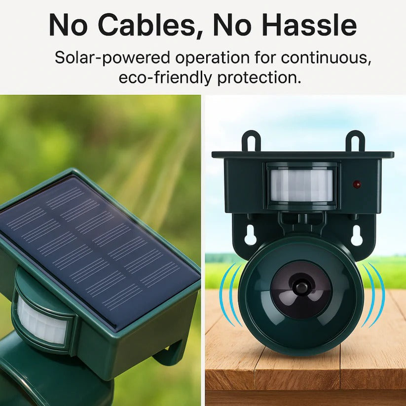 Automatic Bird Repellent Device with Loud Sound