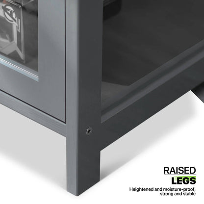 Illuminated Glass Showcase Cabinet