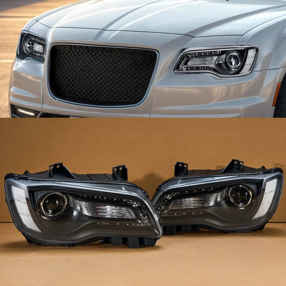 Premium Chrysler 300 LED Projector Headlights Kit