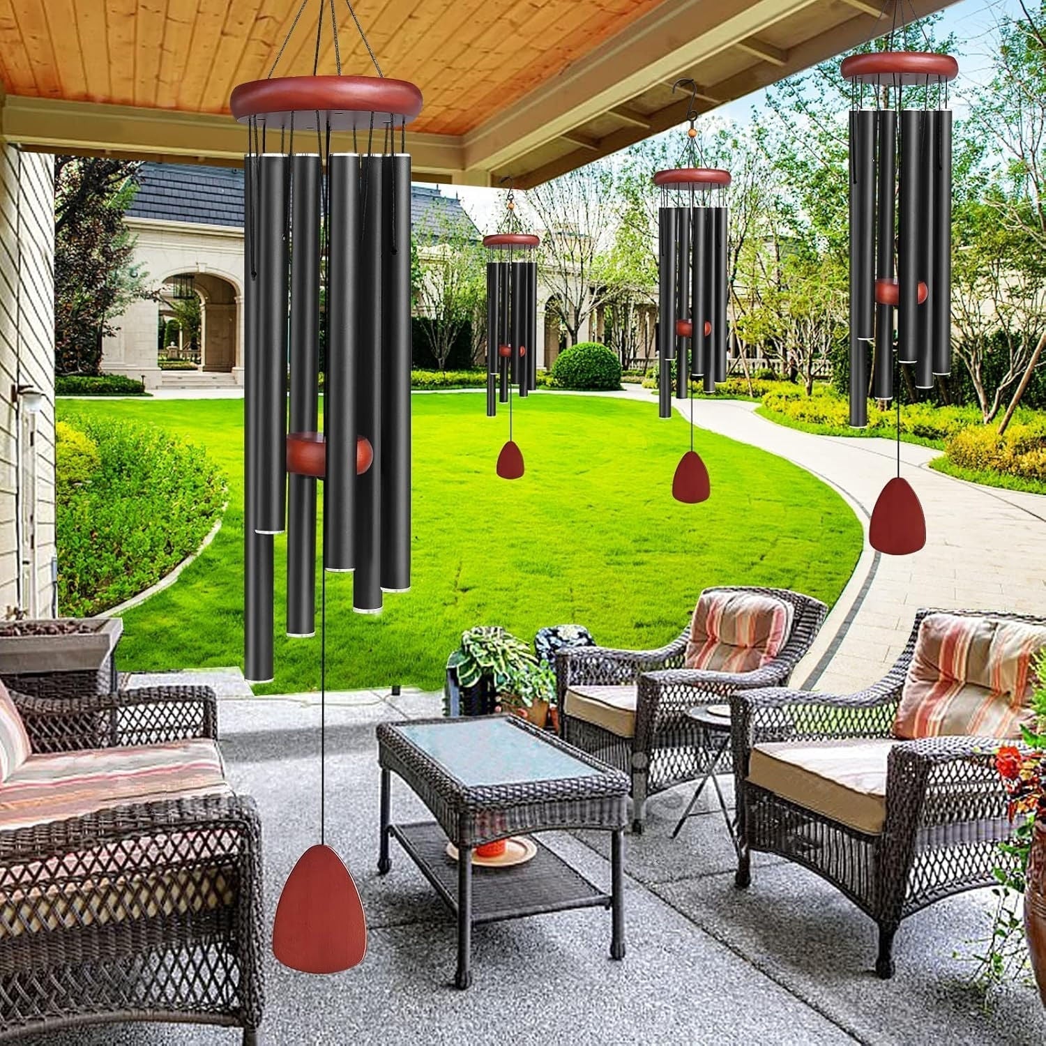 Big Outdoor Wind Chimes with Rich Sound - Halri