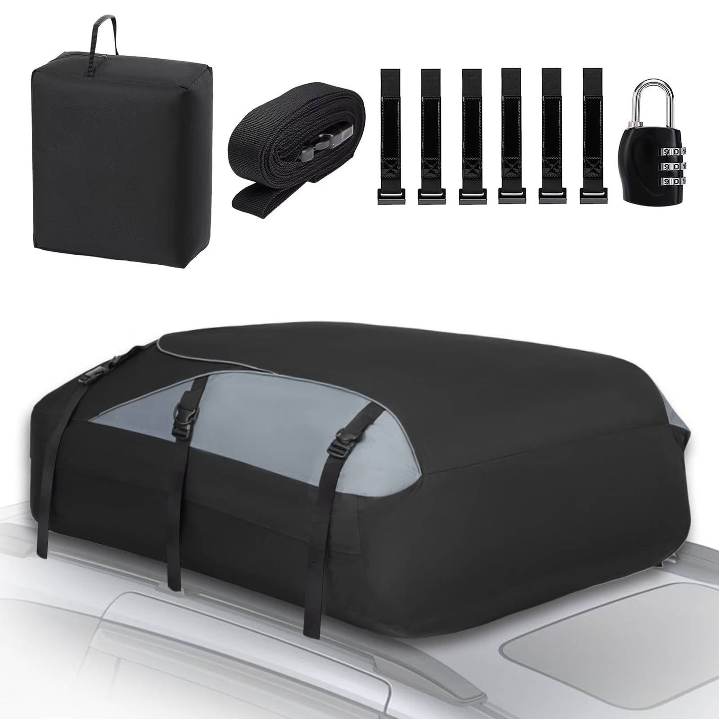 Waterproof Car Top Cargo Carrier With Anti Slip Pad - Halri