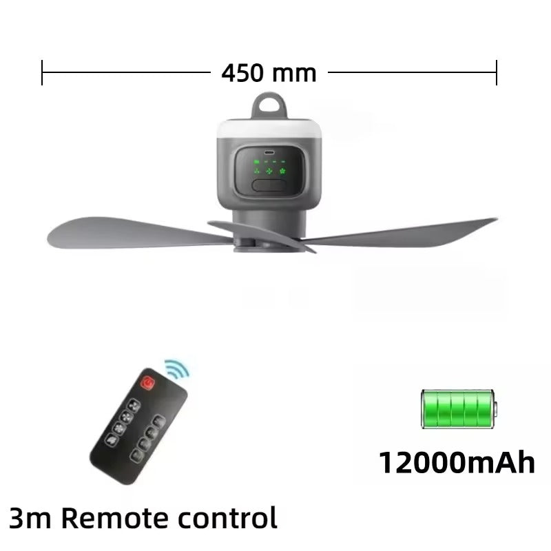 Compact Rechargeable Ceiling Fan