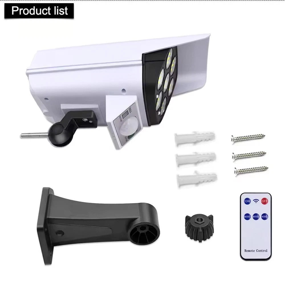 2 Pack Solar Powered Motion Lights 77 LED Outdoor Spotlights