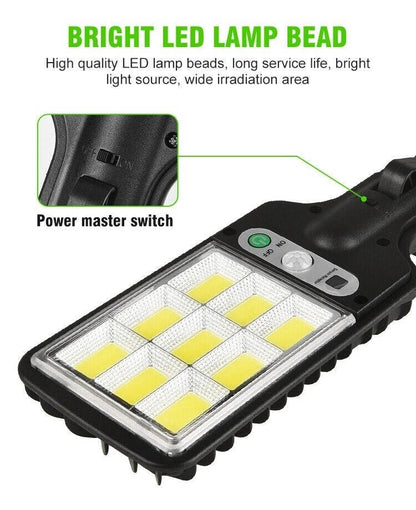 3 Pack Solar Powered Motion Lights Outdoor LED