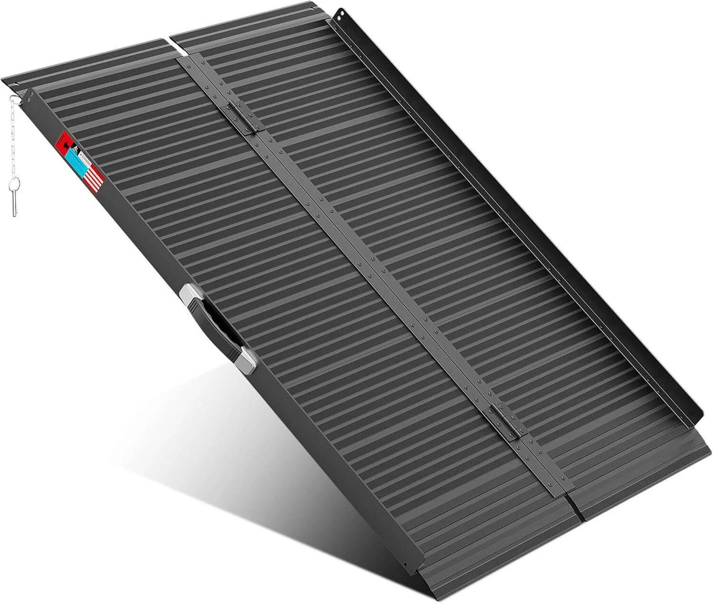 Compact Lightweight Folding Ramp Non-Slip 600lb Capacity